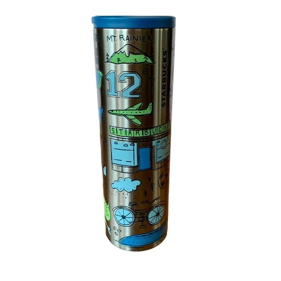 STARBUCKS Been There Series Seattle Stainless Steel Tumbler 2021 16oz Travel Mug - Picture 1 of 7